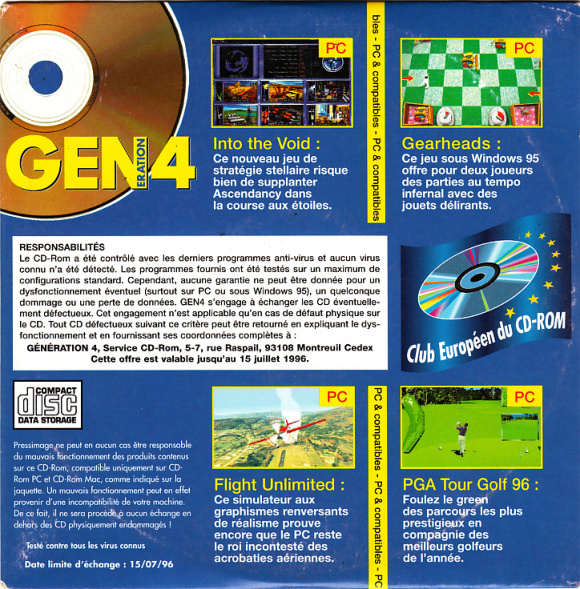 Première page de generation4 numerocd089