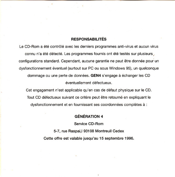 Première page de generation4 numerocd090
