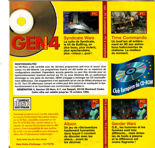 Première page de generation4 numerocd091