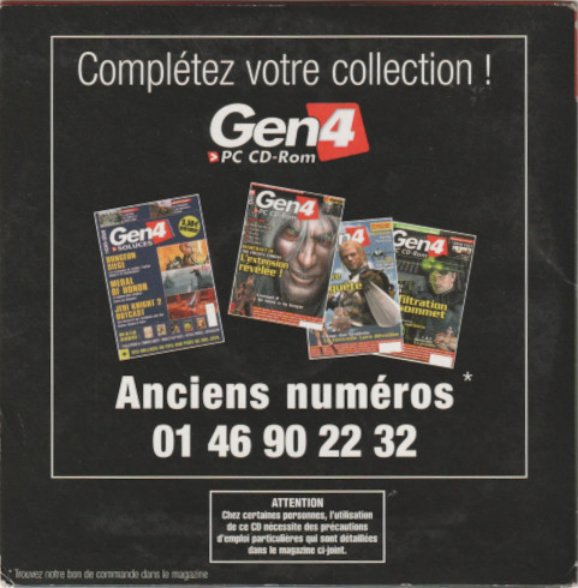 Première page de generation4 numerocd165