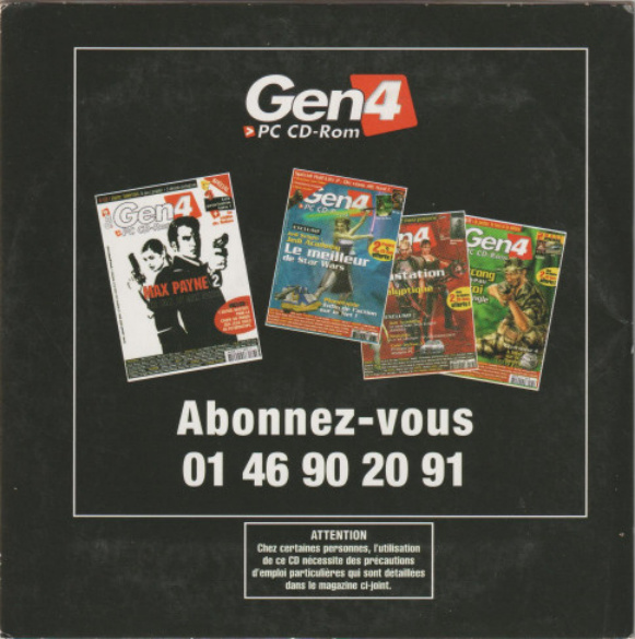 Première page de generation4 numerocd170
