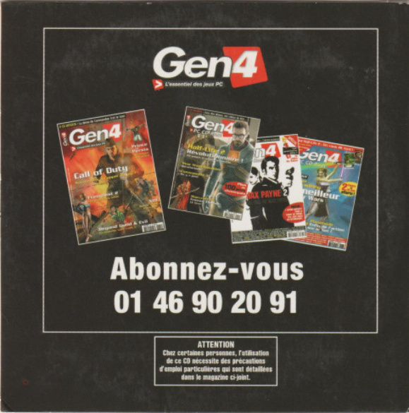 Première page de generation4 numerocd171