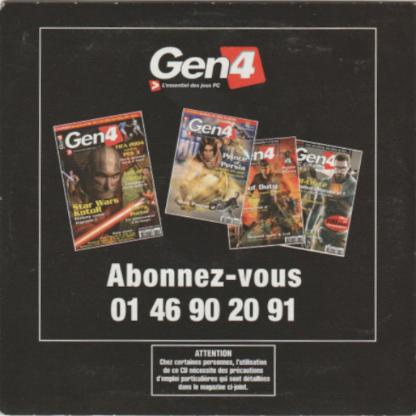 Première page de generation4 numerocd173
