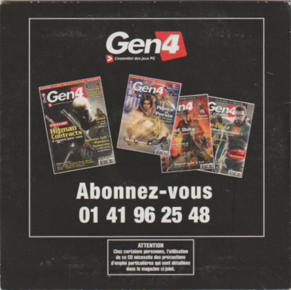 Première page de generation4 numerocd174
