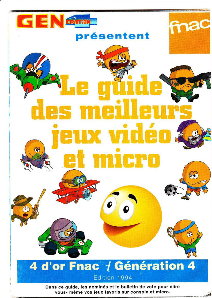 Première page de generation4 numerohsguidefnac1994