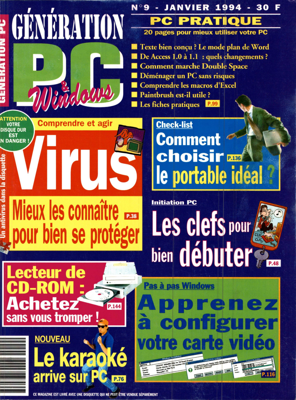 Première page de generationpc numero09