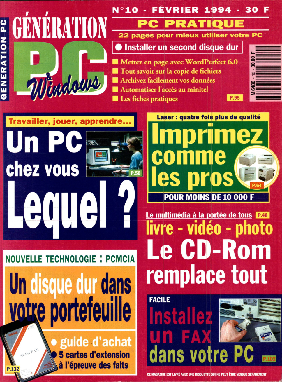 Première page de generationpc numero10