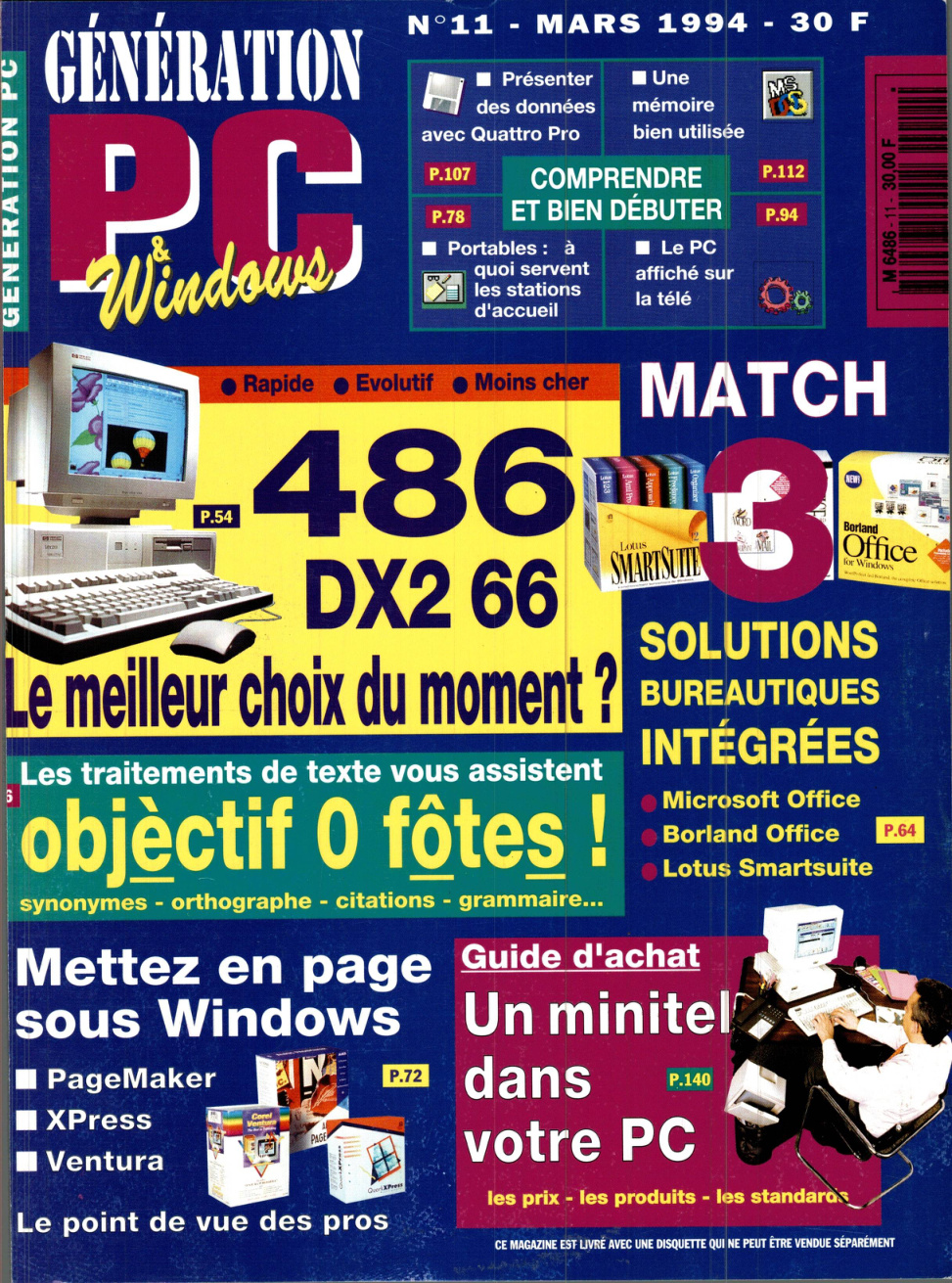Première page de generationpc numero11