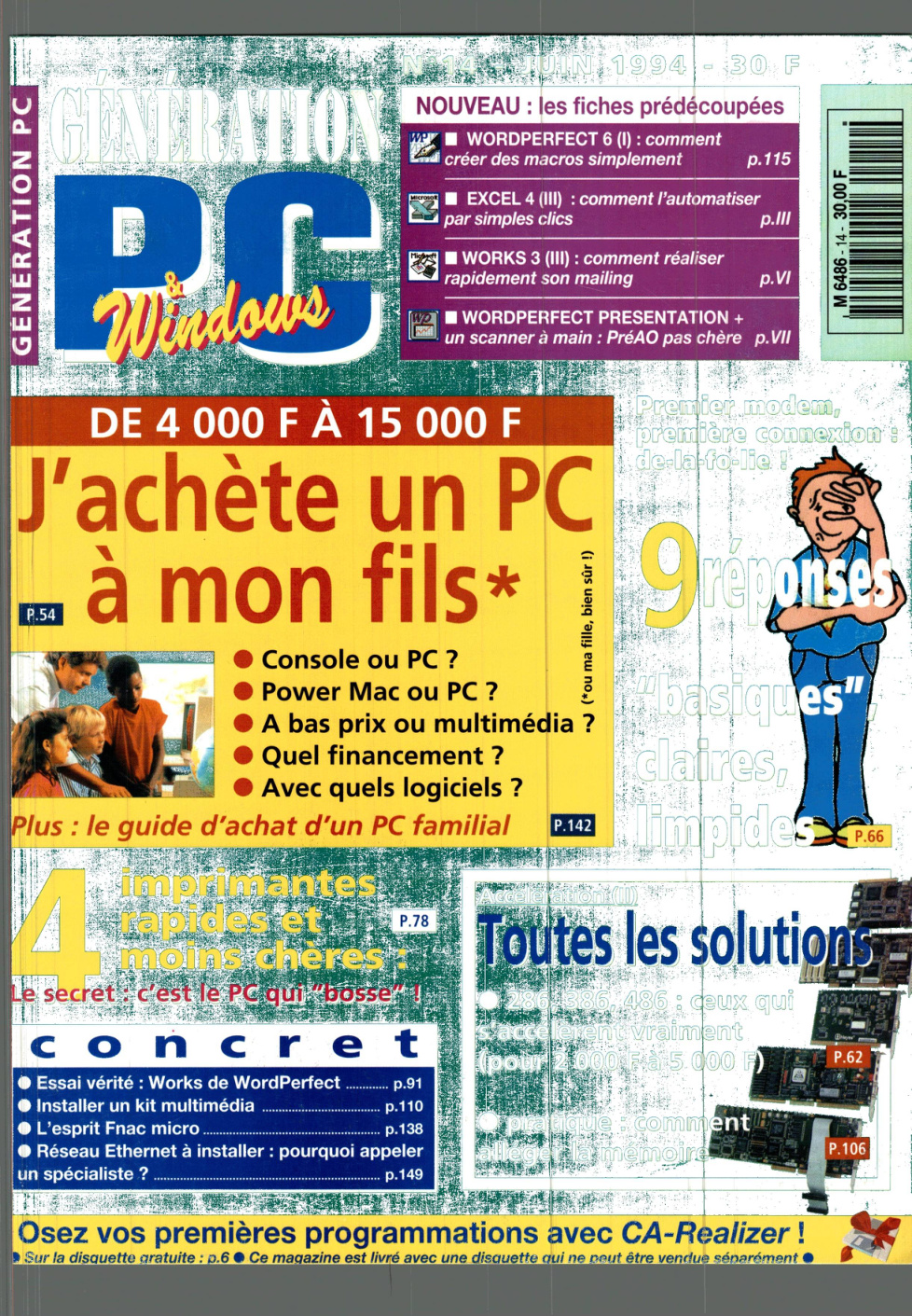 Première page de generationpc numero14