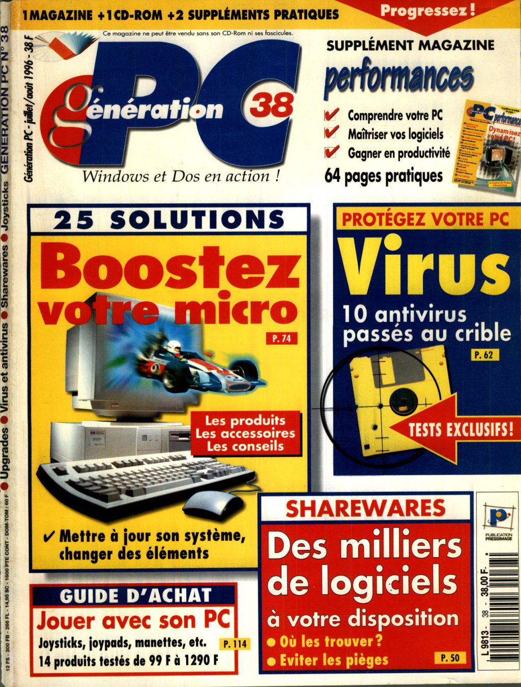 Première page de generationpc numero38