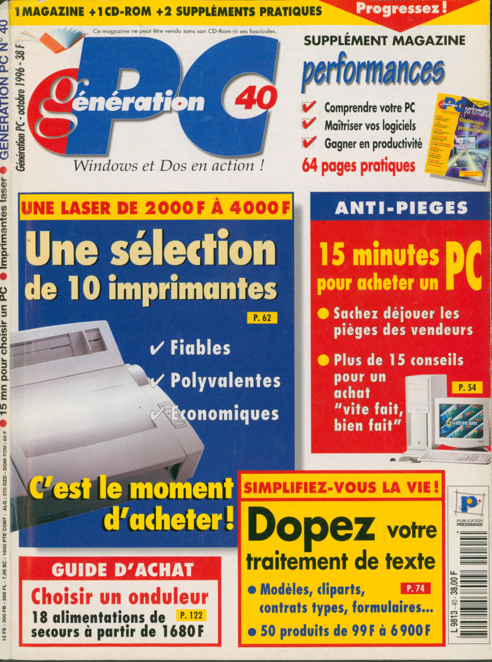 Première page de generationpc numero40