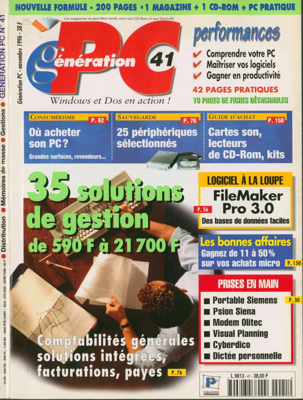 Première page de generationpc numero41