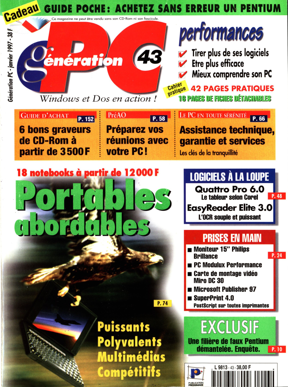 Première page de generationpc numero43