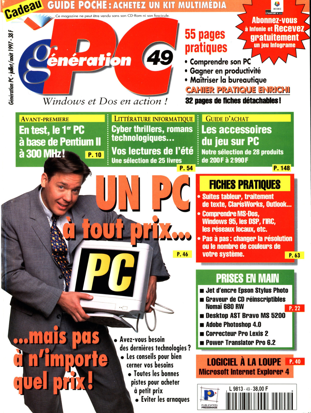Première page de generationpc numero49