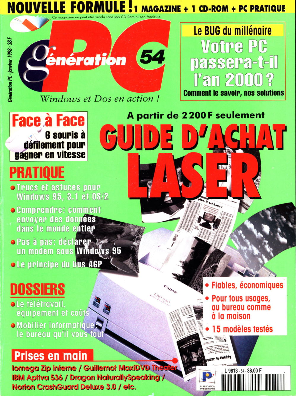 Première page de generationpc numero54