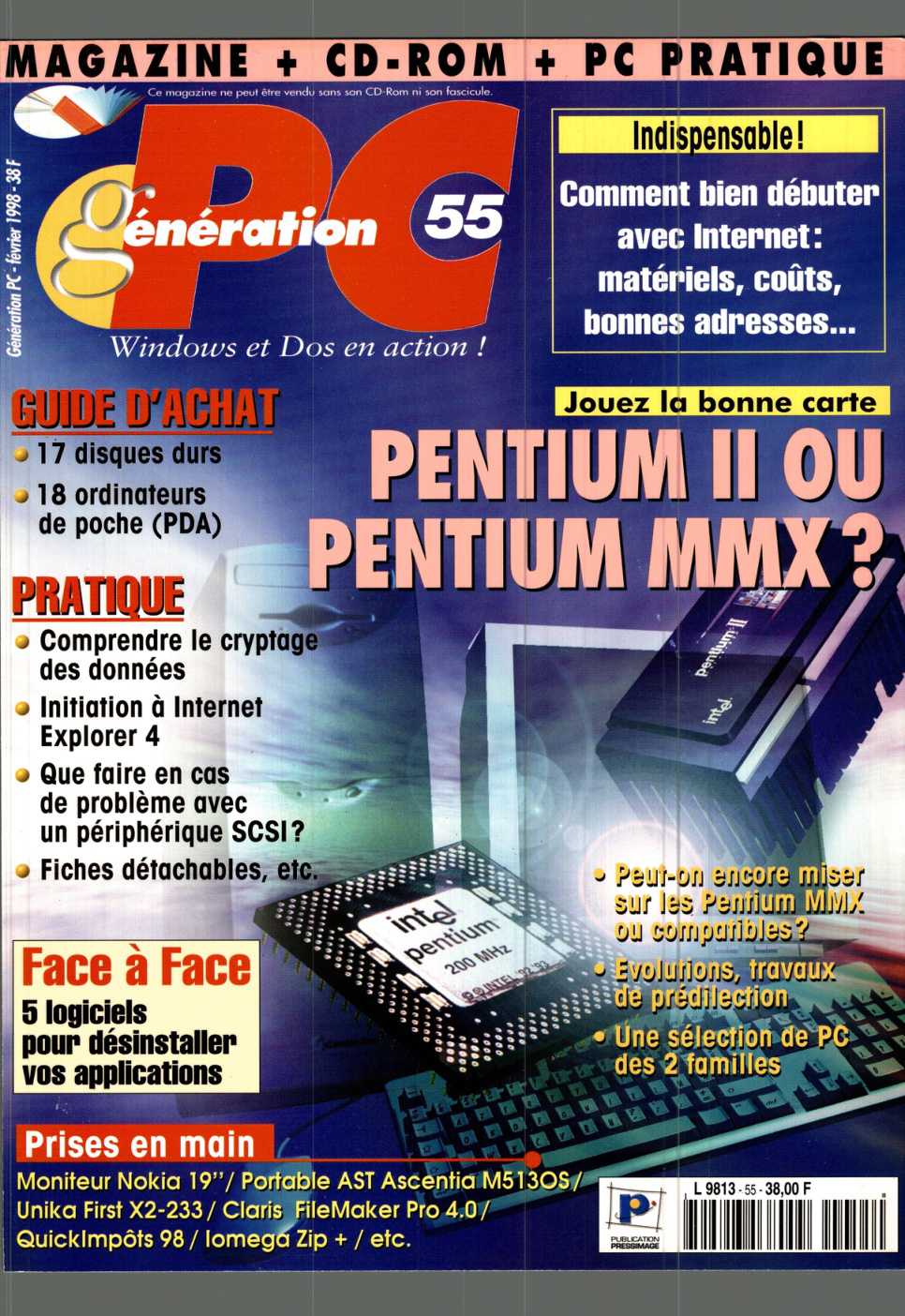Première page de generationpc numero55