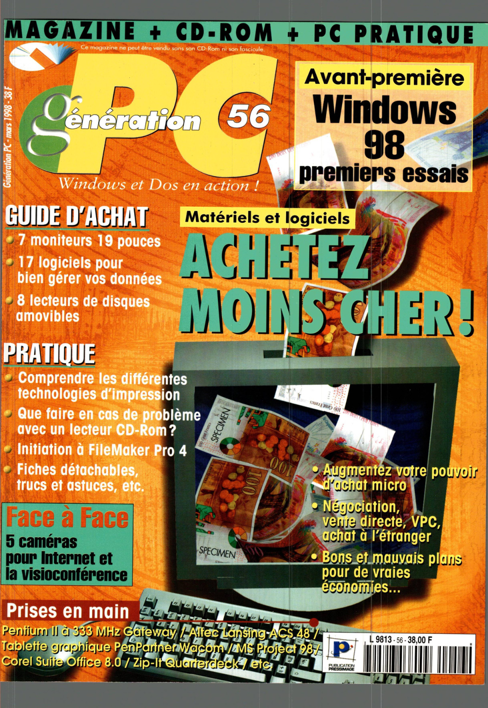Première page de generationpc numero56