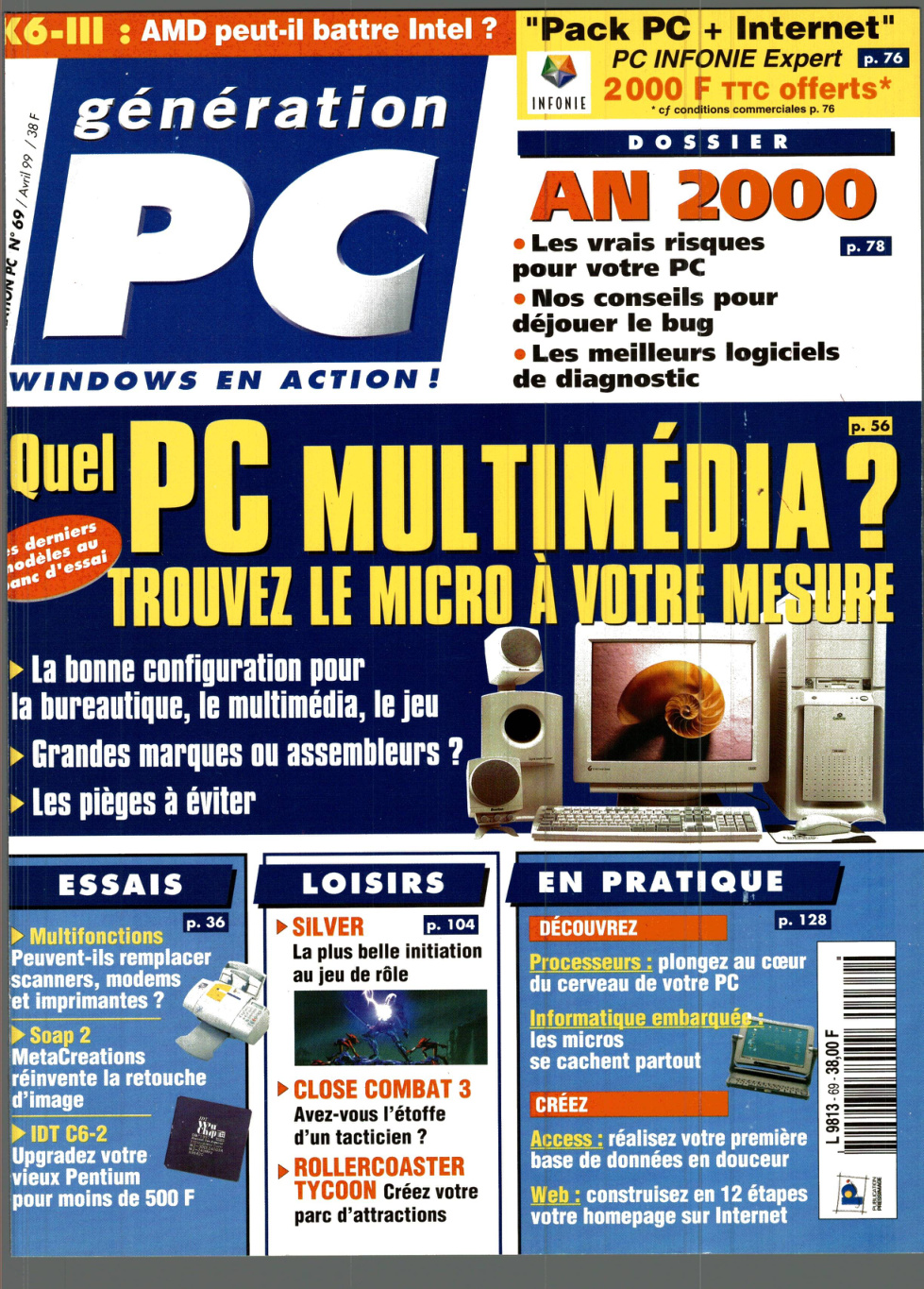 Première page de generationpc numero69