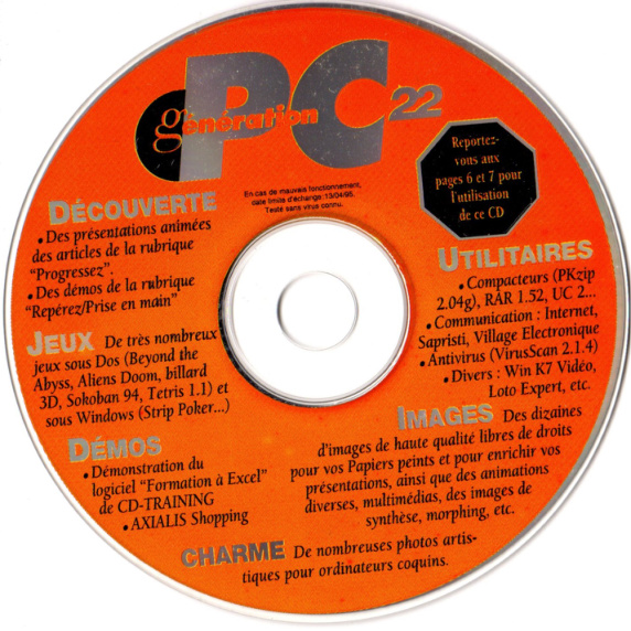 Première page de generationpc numerocd22