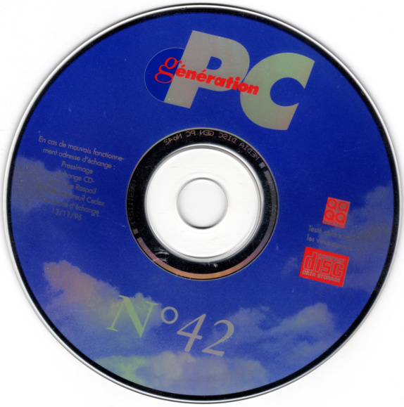 Première page de generationpc numerocd42
