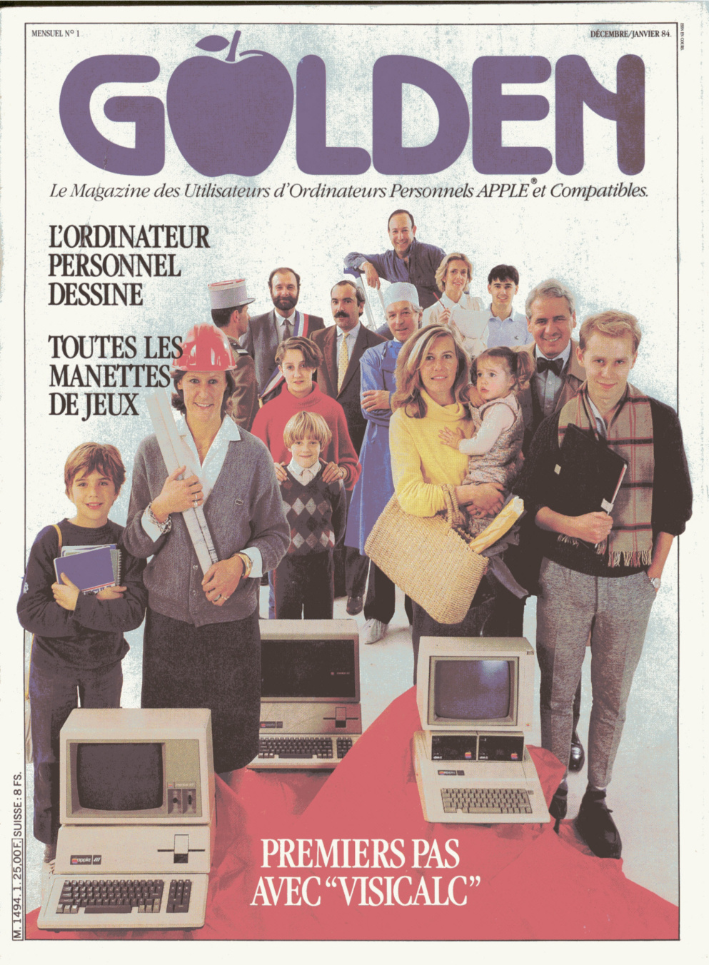 Première page de golden numero01