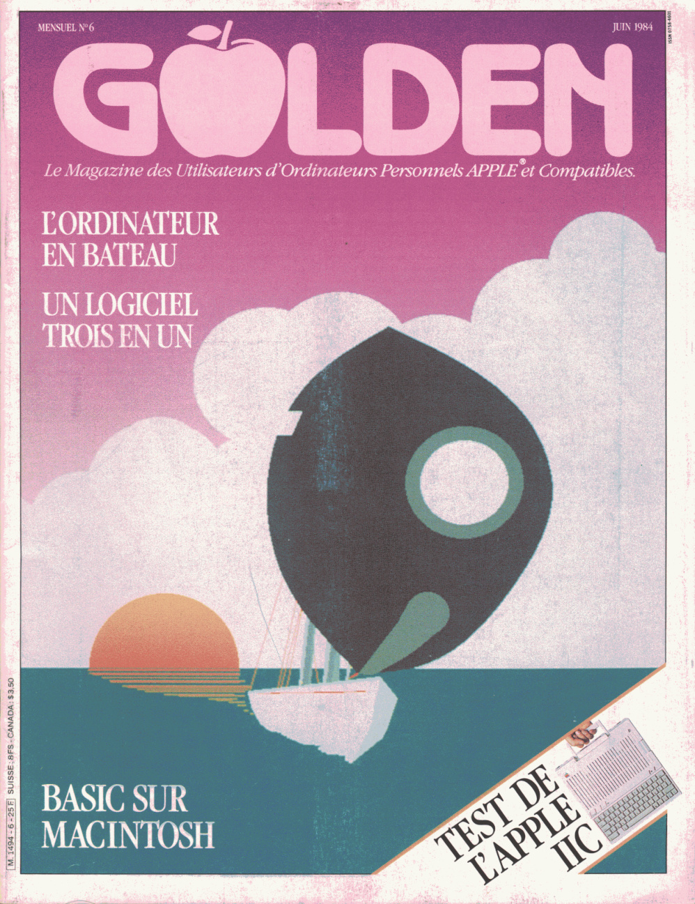 Première page de golden numero06