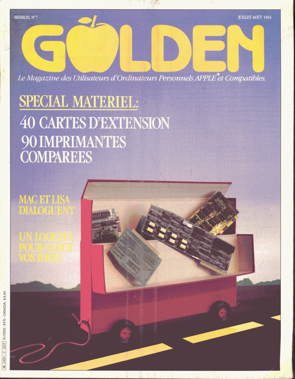 Première page de golden numero07