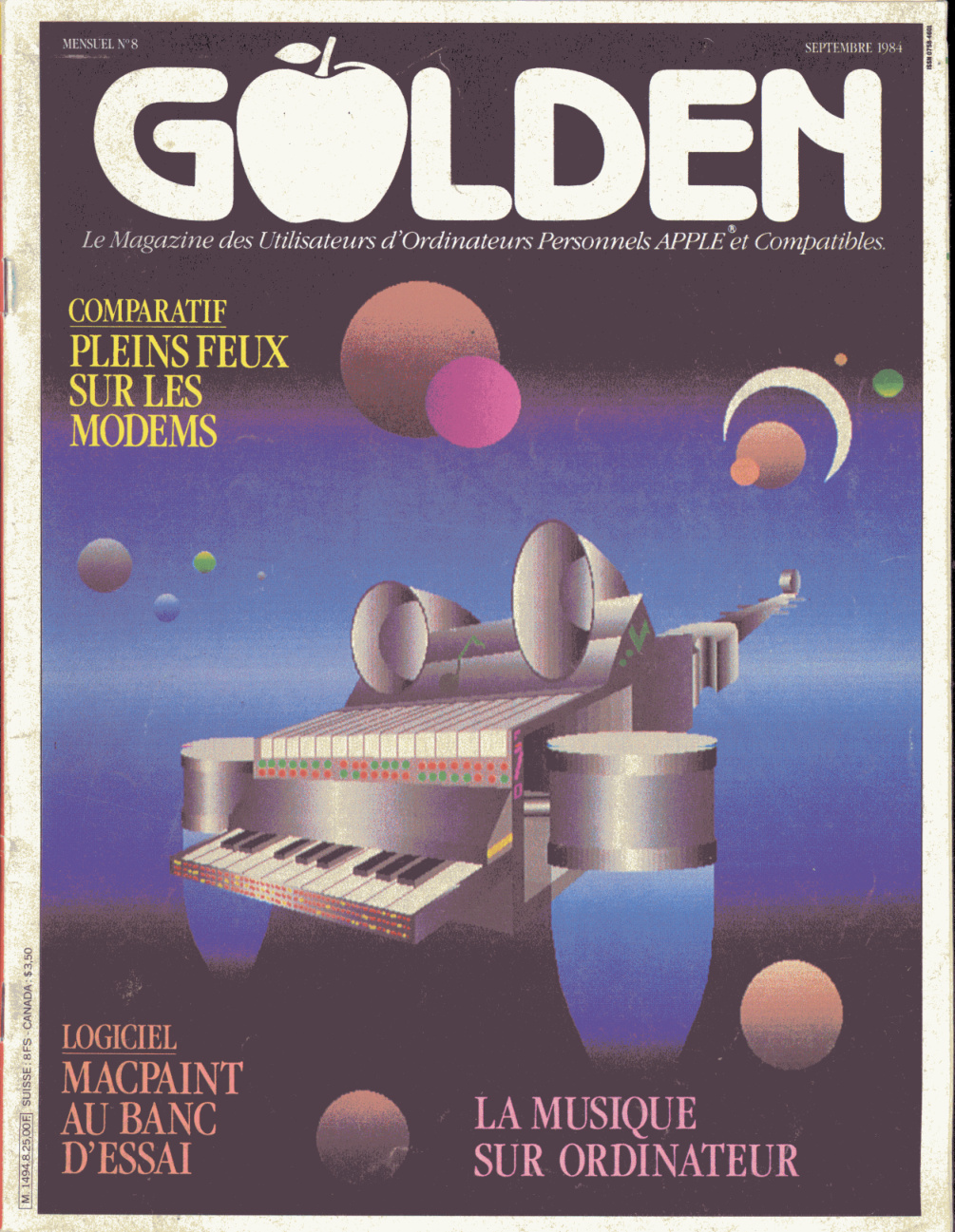 Première page de golden numero08
