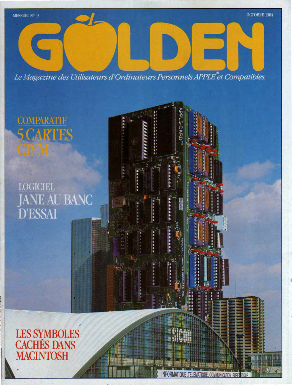 Première page de golden numero09