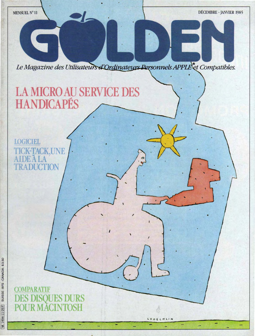 Première page de golden numero11