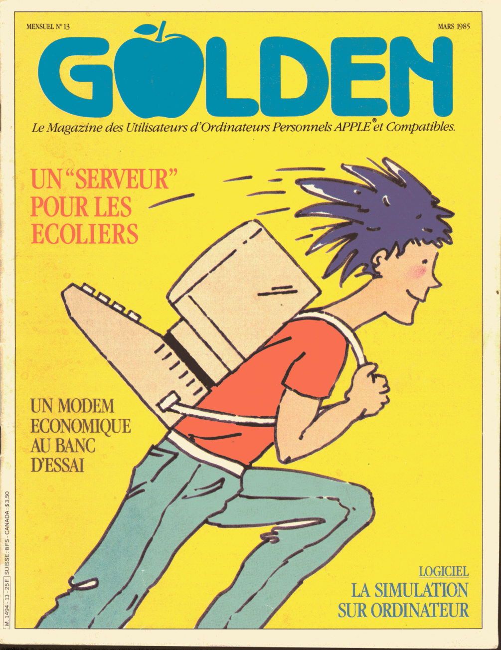 Première page de golden numero13