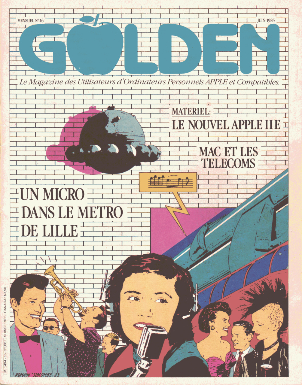Première page de golden numero16