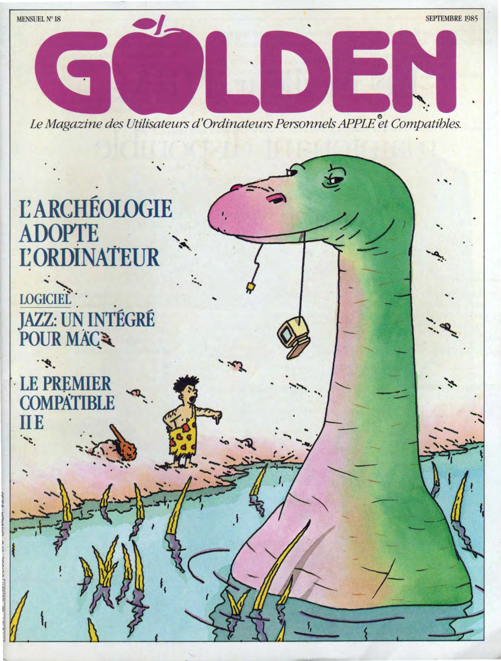Première page de golden numero18