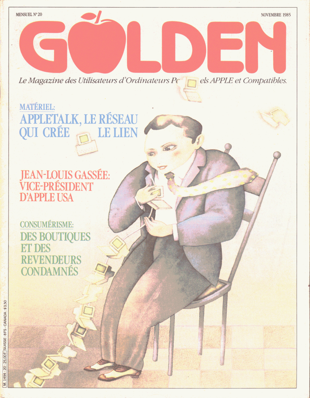 Première page de golden numero20