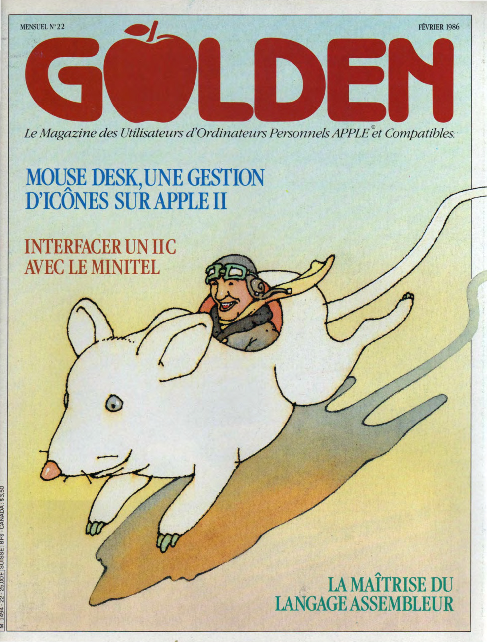 Première page de golden numero22