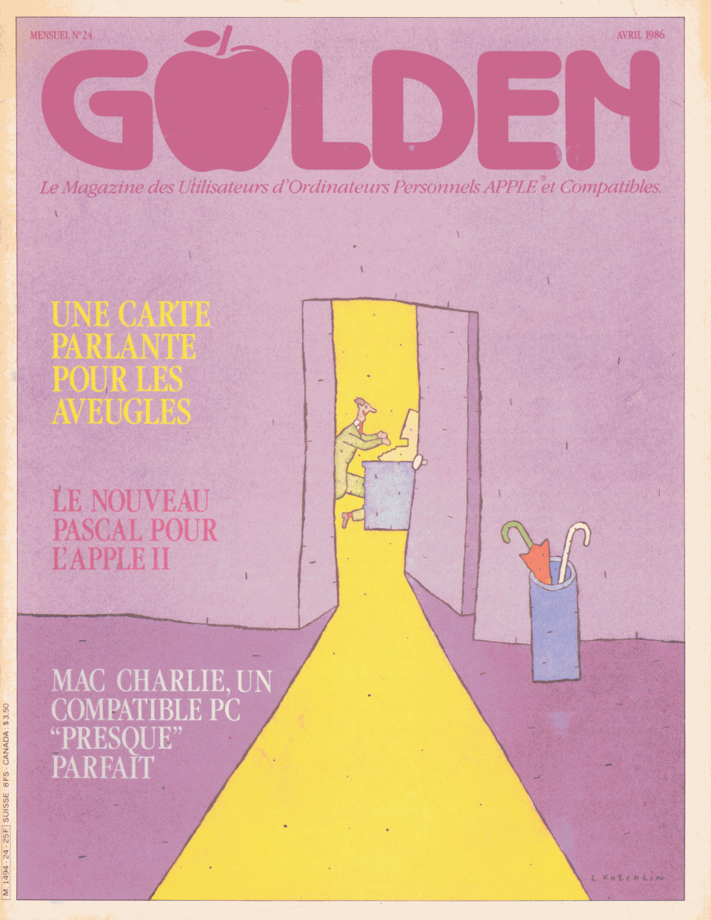 Première page de golden numero24