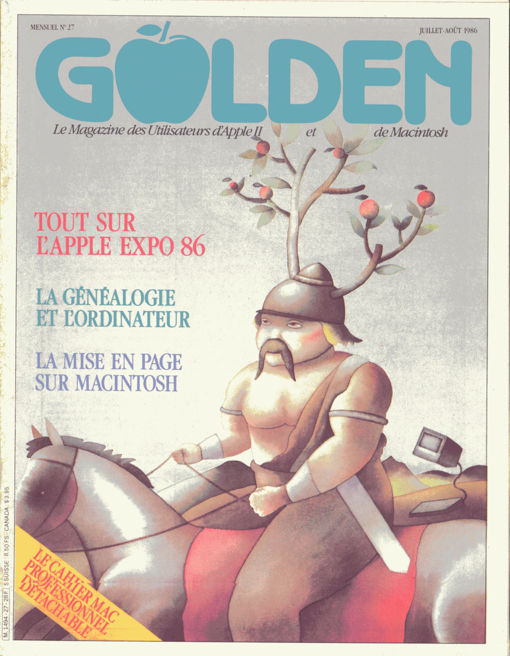 Première page de golden numero27