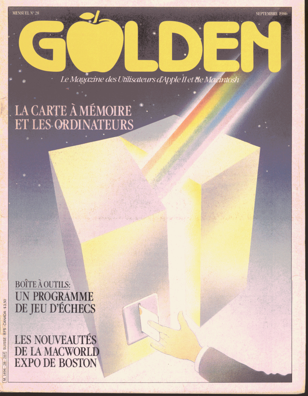 Première page de golden numero28