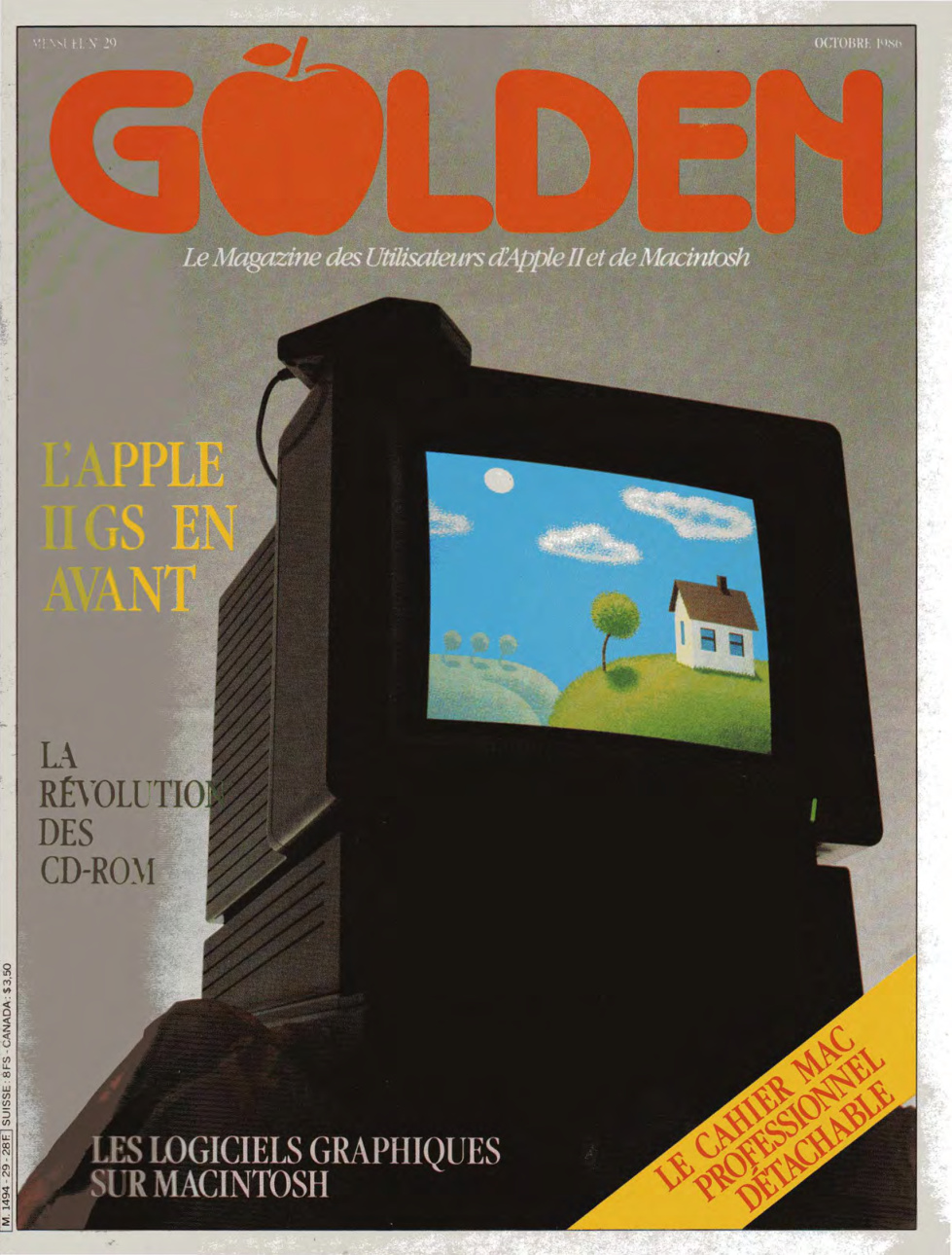 Première page de golden numero29