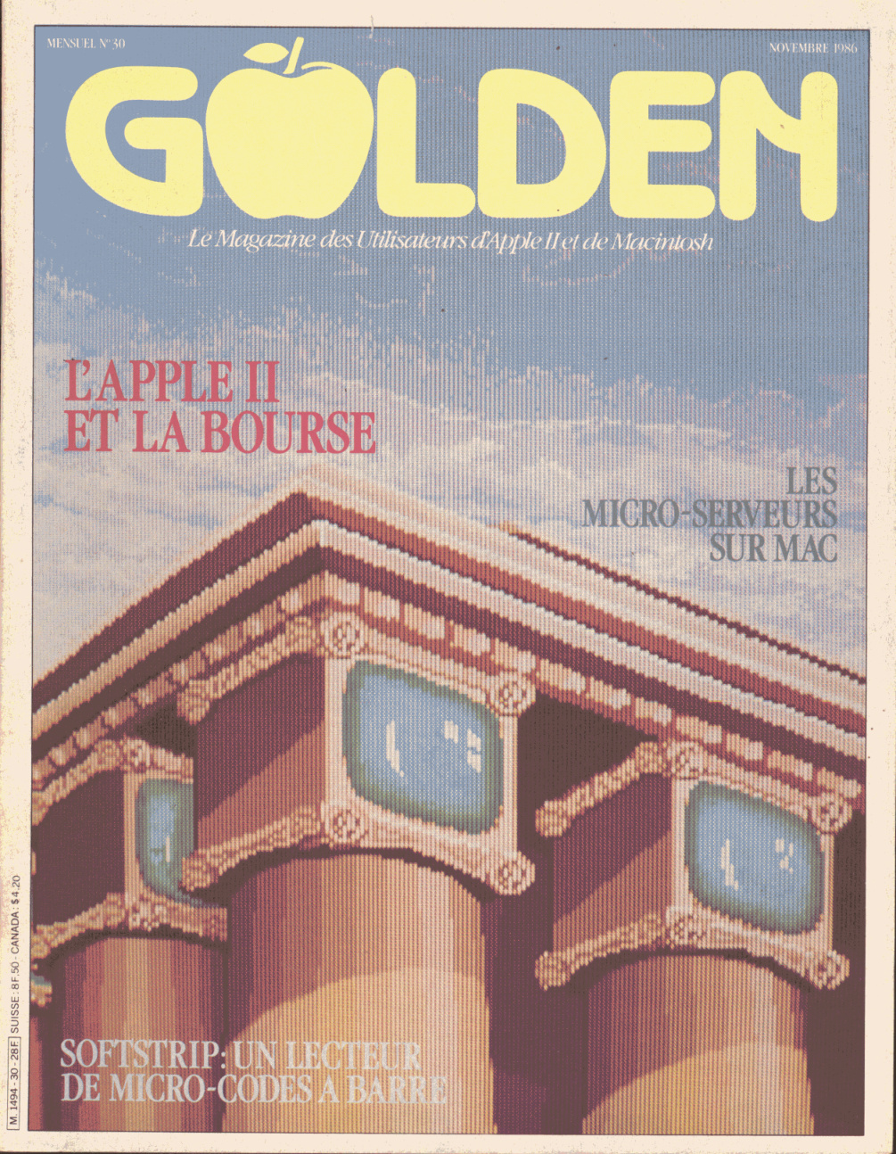 Première page de golden numero30