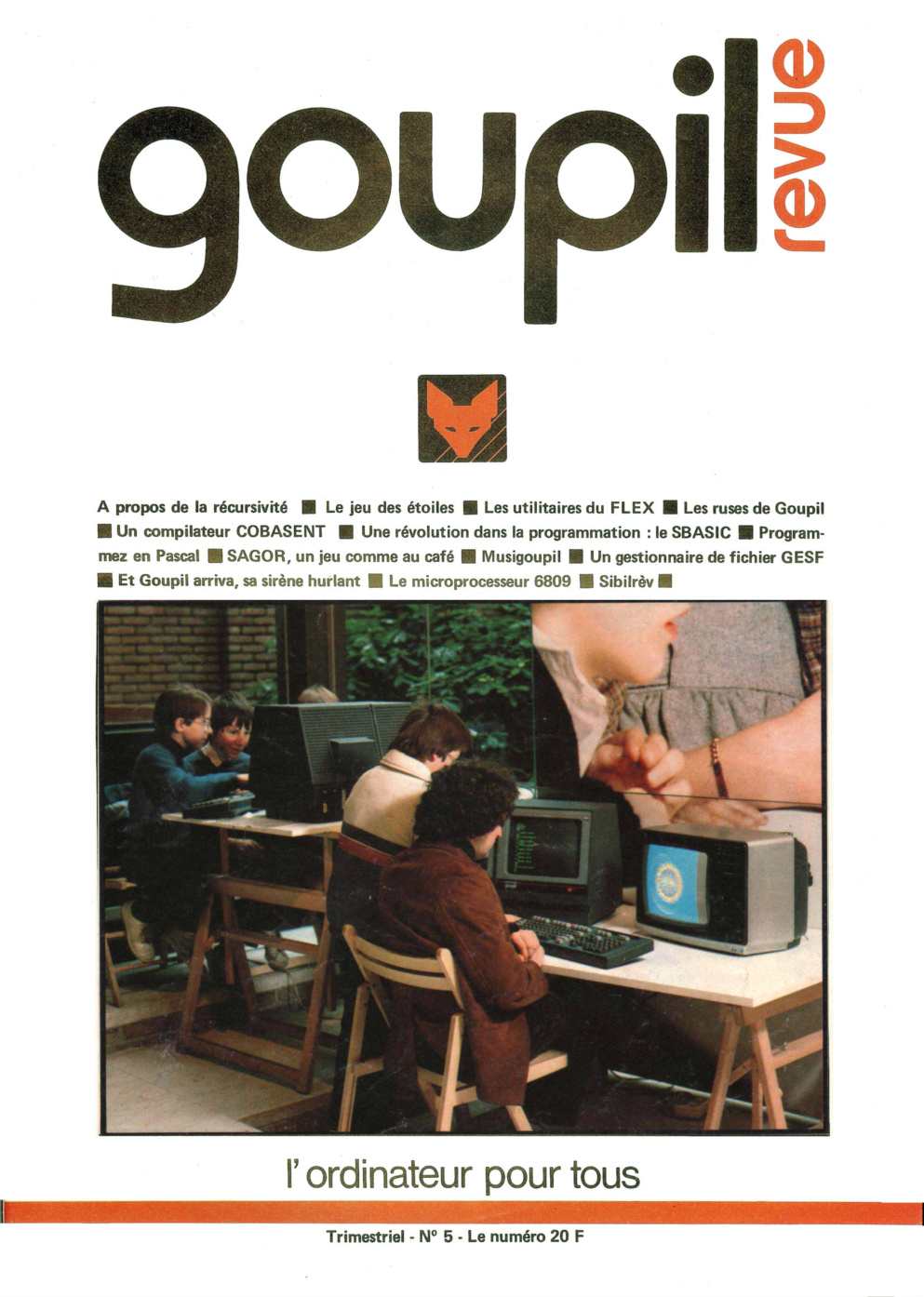 Première page de goupilrevue numero05