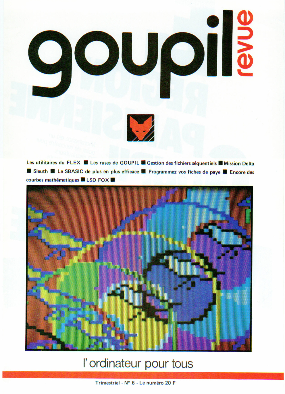 Première page de goupilrevue numero06
