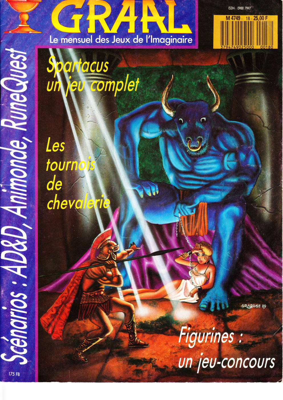 Première page de graal numero18