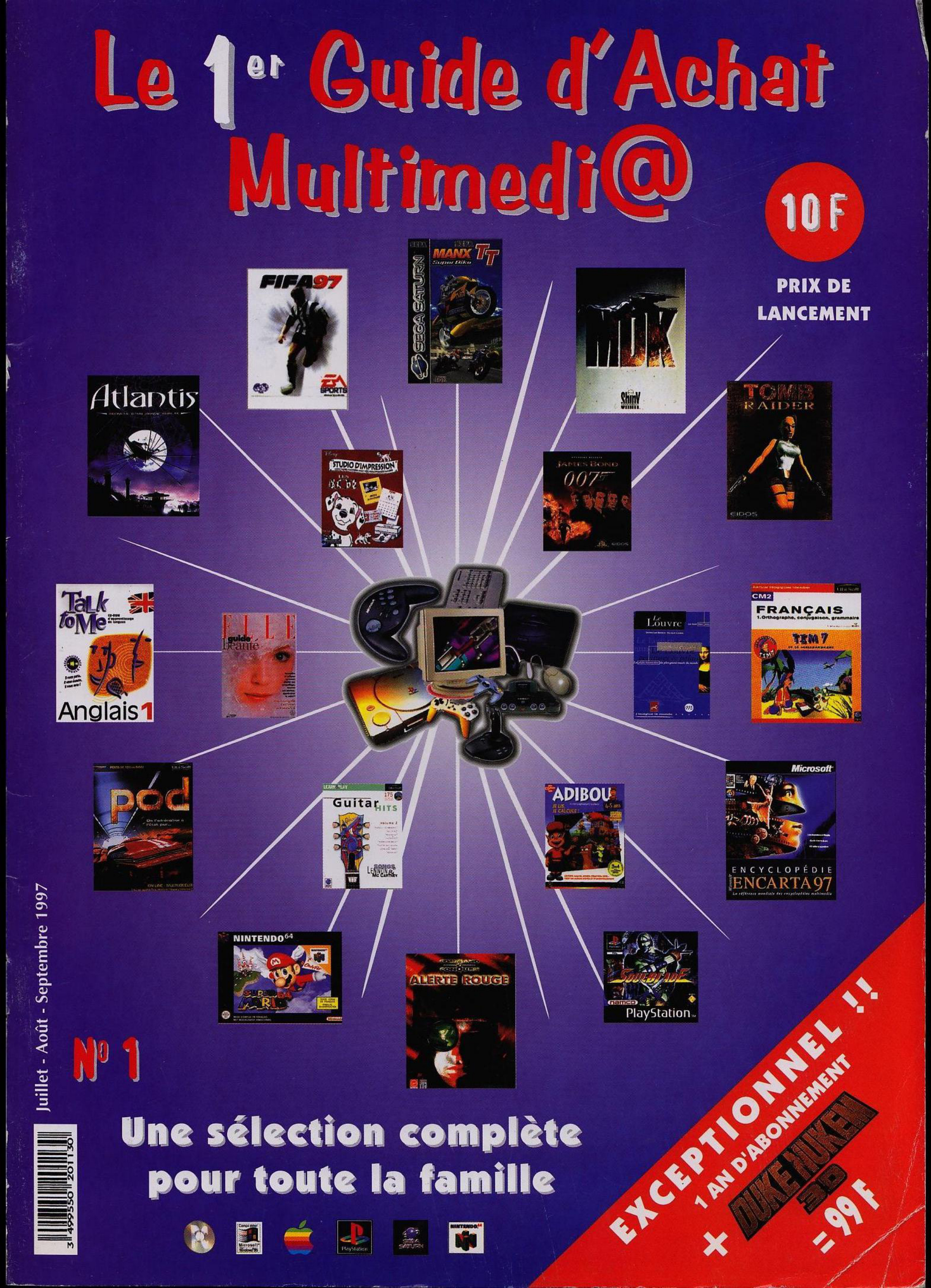 Première page de guideachatmultimedia numero01