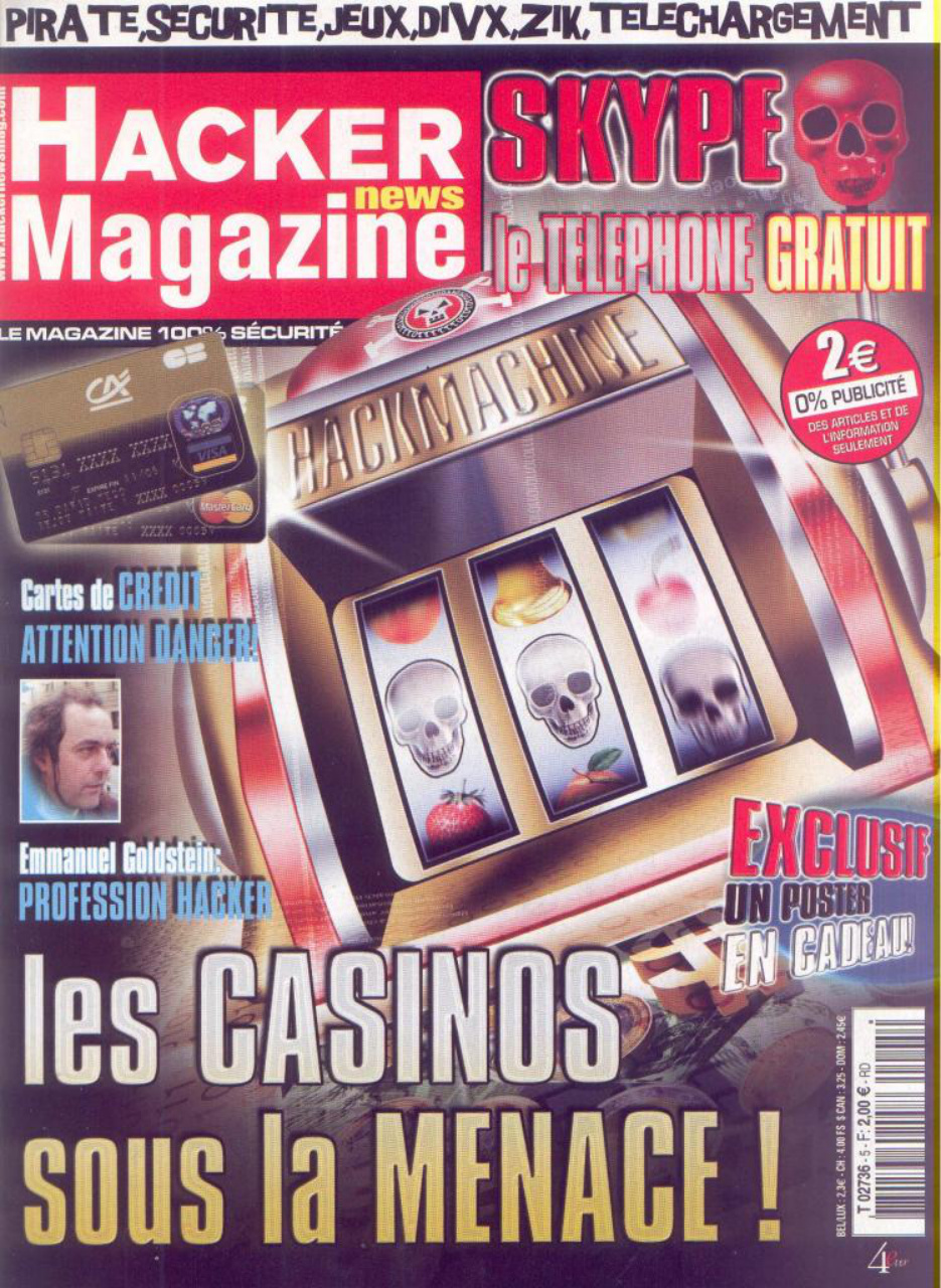 Première page de hackernewsmagazine numero05