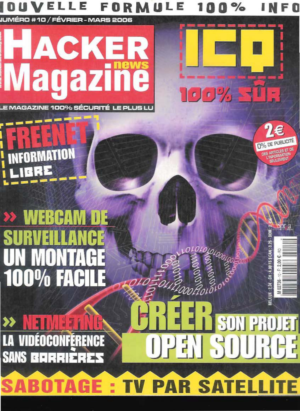Première page de hackernewsmagazine numero10 02
