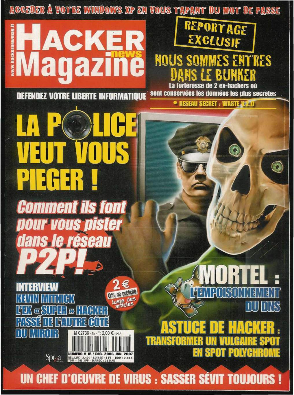 Première page de hackernewsmagazine numero15