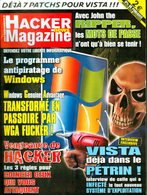 Première page de hackernewsmagazine numero17