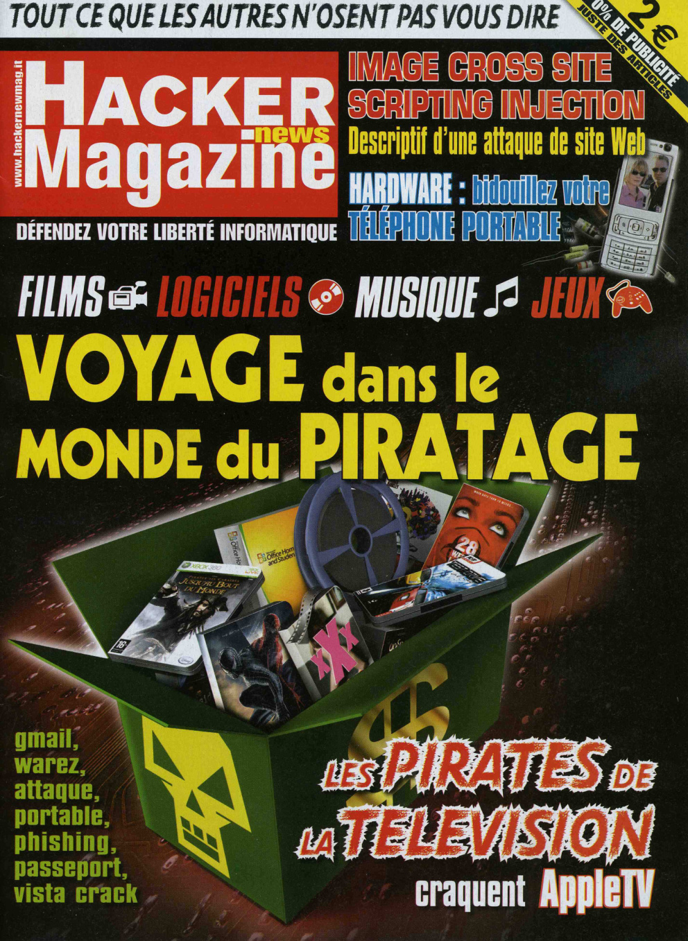 Première page de hackernewsmagazine numero19 02