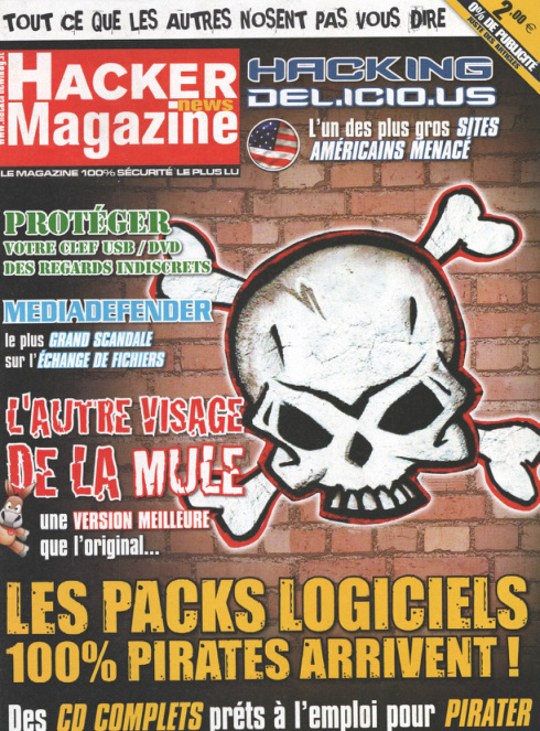 Première page de hackernewsmagazine numero21